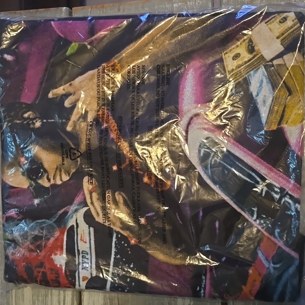 VLONE x Pop Smoke BLACK "KING OF NY" Tee SZ: XXL - Picture 3 of 4